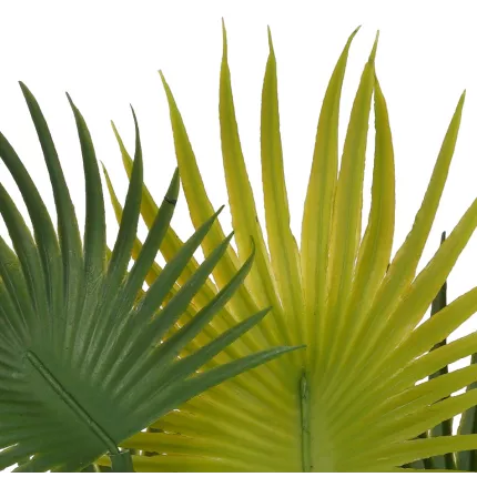 feuilles PALMIER artificiel éventail baby 35 cm en pot