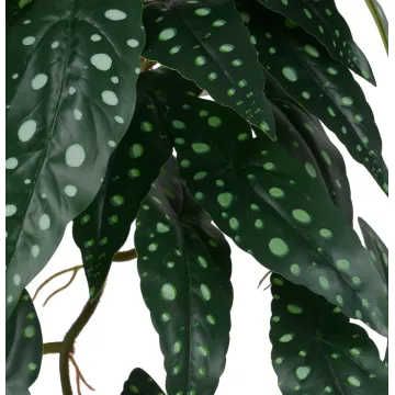 feuillage BEGONIA artificiel tacheté tombant 50 cm