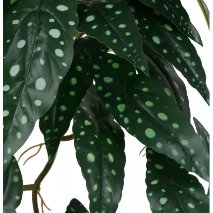 feuillage BEGONIA artificiel tacheté tombant 50 cm