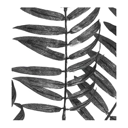 feuille branche artificielle PARLOUR 120 cm noir irisé