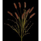 Bouquet champêtre artificiel blé 58 cm