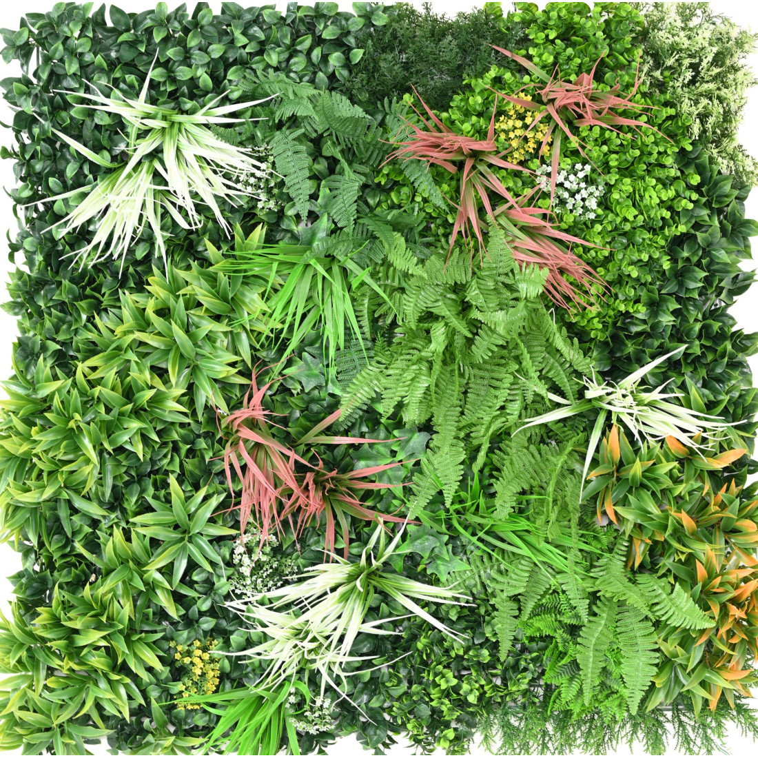 Mur vegetal i 100 x 100 cm - haie et mur végétal artificiel