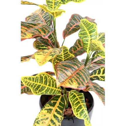 feuillage CROTON artificiel 70 cm