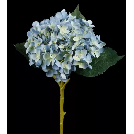 HORTENSIA artificiel 52 cm bleu