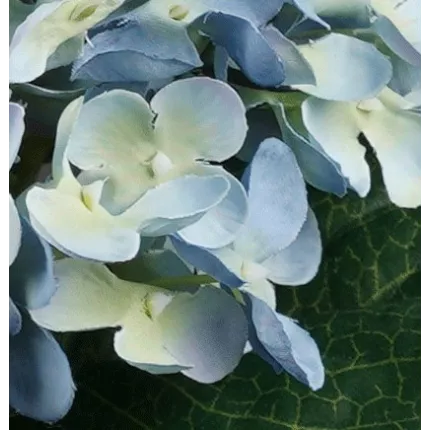 fleurs HORTENSIA artificiel 52 cm bleu