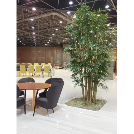 mis en situation BAMBOU artificiel NEW GEANT 20 cannes 380 et 510 cm