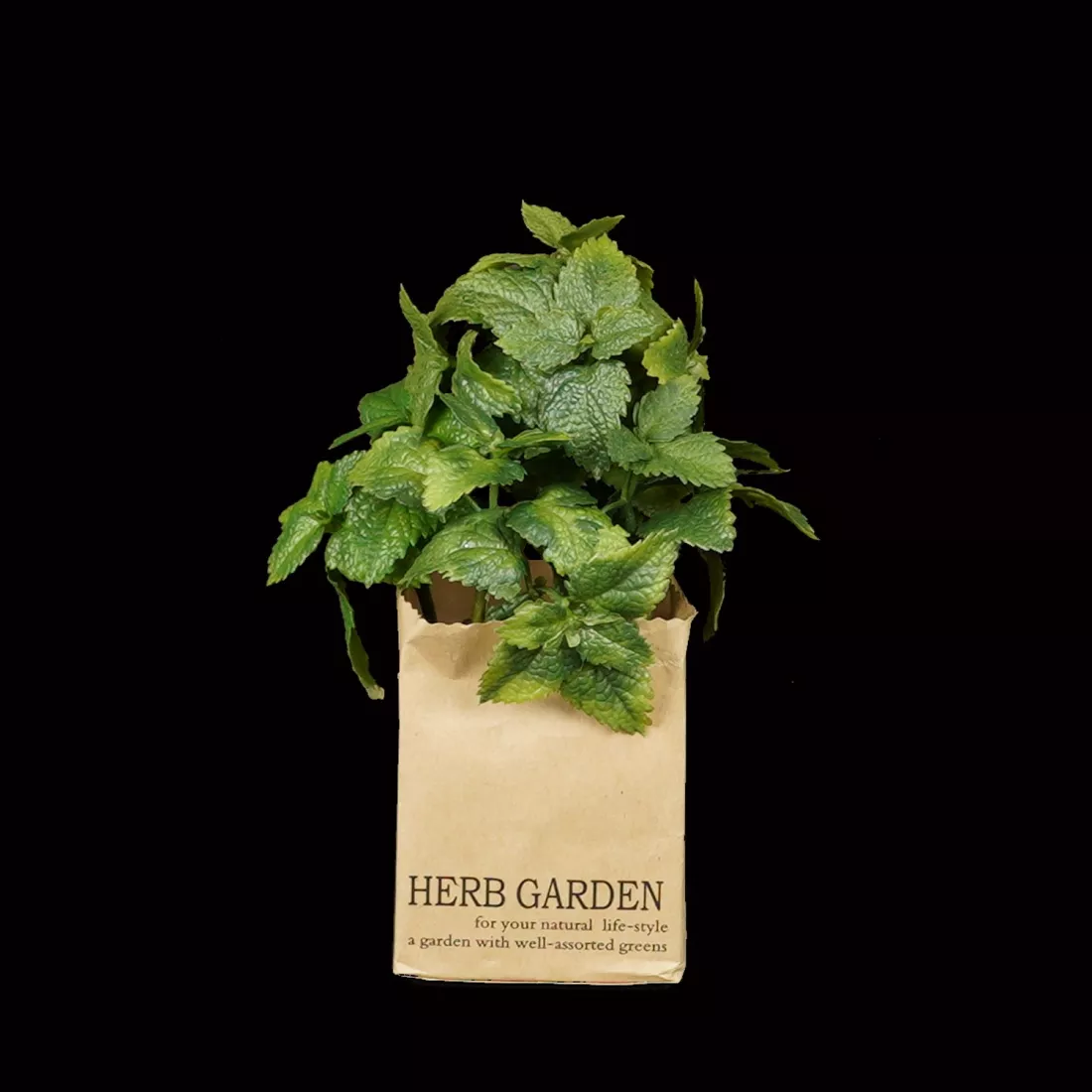 HERBES artificielles AROMATIQUES en sac papier 16 à 24 cm vendu par 3