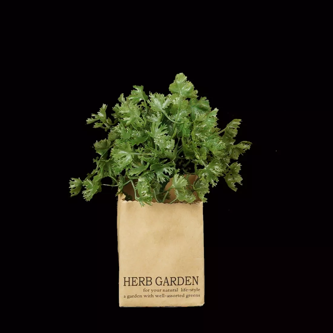 HERBES artificielles AROMATIQUES en sac papier 16 à 24 cm vendu par 3