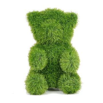 OURSON en gazon artificiel 38 cm de face