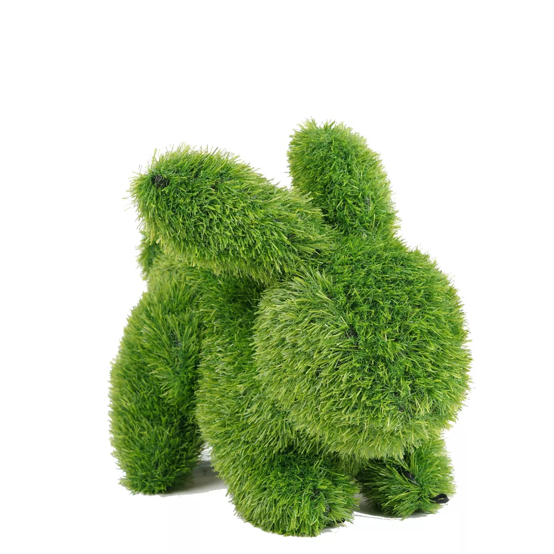 Figurine Décorative En Gazon Artificiel – Lapin, Ours Ou Chien Pour Jardin (lapin 35 Cm, Résistant Aux Intempéries)