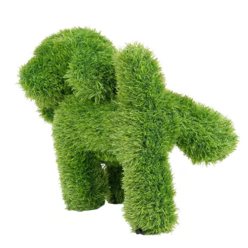 CHIEN en gazon artificiel 35 cm de dos