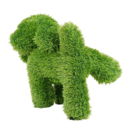 CHIEN en gazon artificiel 35 cm de dos