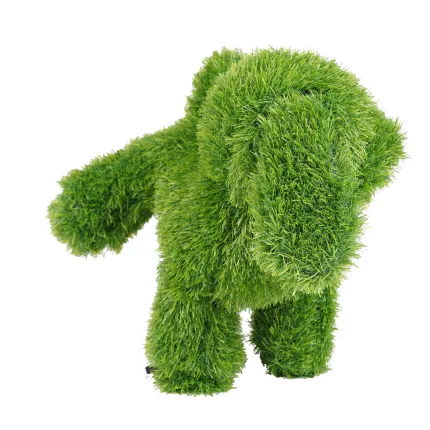 CHIEN en gazon artificiel 35 cm de face