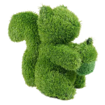 ECUREUIL en gazon synthétique 38 cm de profil