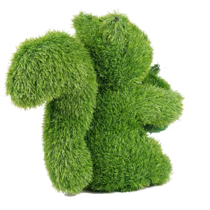 ECUREUIL en gazon synthétique 38 cm de dos