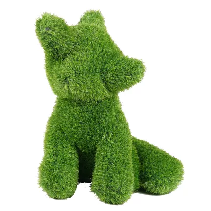 RENARD en gazon artificiel 55 cm de face