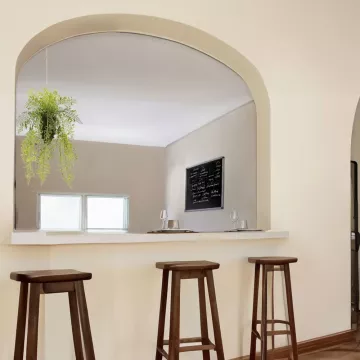 mise en situation suspension fougère 55 cm dans une cuisine