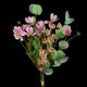 Bouquet champêtre artificiel cosmos Eucalyptus Fleurettes  50 cm rose