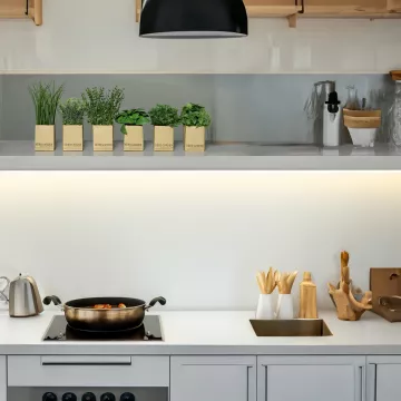 HERBES artificielles AROMATIQUES en sac papier 16 à 24 cm vendu par 3