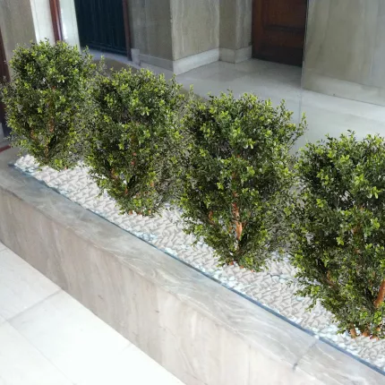 mis en situation Buis artificiel buisson 60 et 80 cm