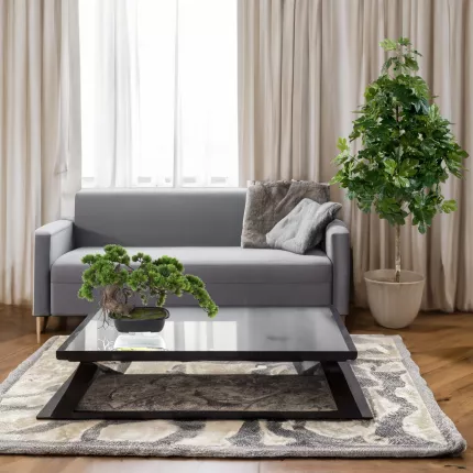 BONSAI artificiel PIN 37 cm dans un salon