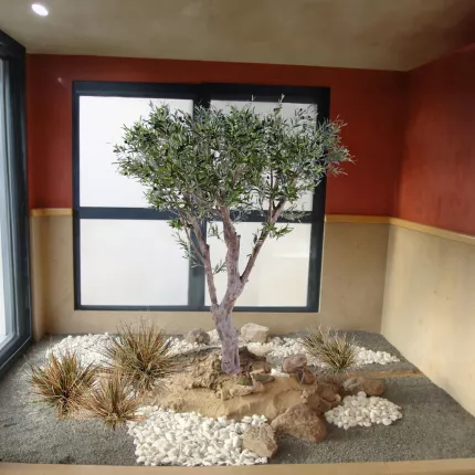 OLIVIER artificiel NEW géant 180 cm dans hall d'entrée