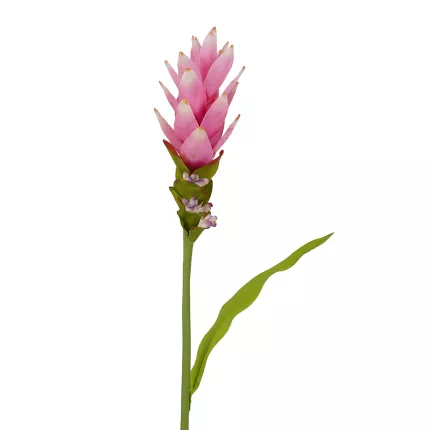 CURCUMA fleur artificiel 80 cm