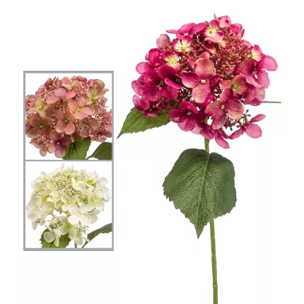 HORTENSIA artificiel macrophylla 50 cm