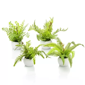 mini FOUGERE artificielle 17 cm en pot