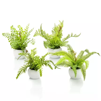 mini FOUGERE artificielle 17 cm en pot