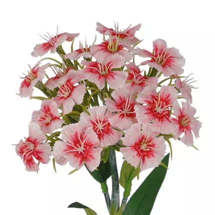 fleurs piquet OEILLET artificiel ou DIANTHUS artificiel 48 cm