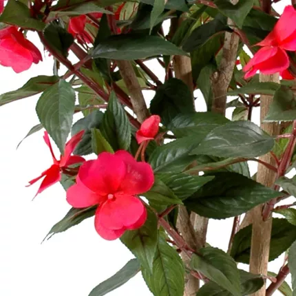 fleurs IMPATIENS artificiel ARBRE  110 cm