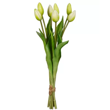 bouquet de 7 TULIPES artificielles 44 cm