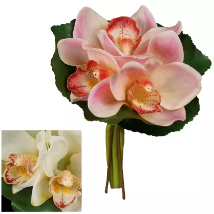 bouquet artificiel ORCHIDEE 20 cm