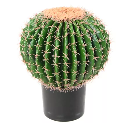 ECHINOCACTUS artificiel DIAM 35 cm