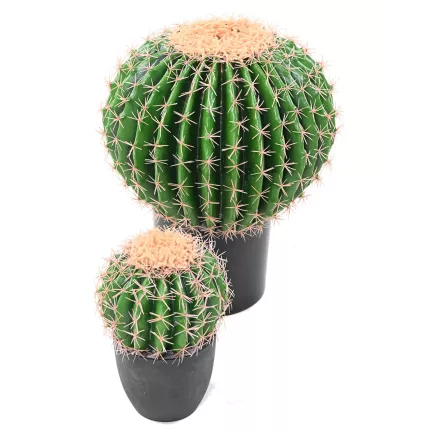 ECHINOCACTUS artificiel DIAM 20 ou 35 cm