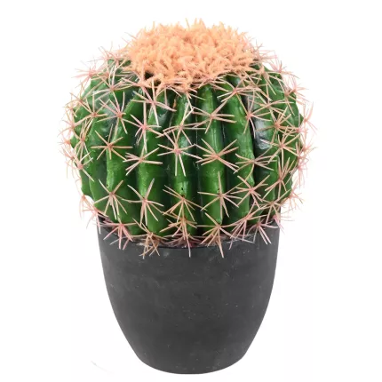 ECHINOCACTUS artificiel DIAM 20 cm