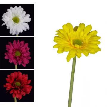 GERBERA mini artificiel 37 cm
