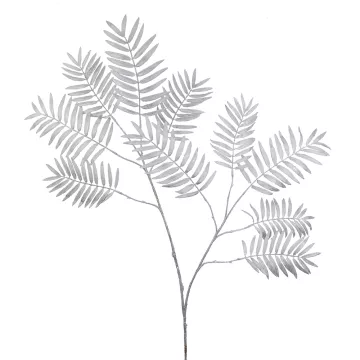 branche artificielle PARLOUR 120 cm blanc irisé