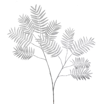branche artificielle PARLOUR 120 cm blanc irisé