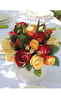bouquet de ROSES artificiel 28 cm