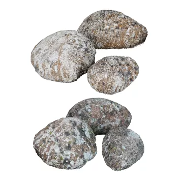 Faux cailloux 3 pièces  de 12 cm à 15 cm