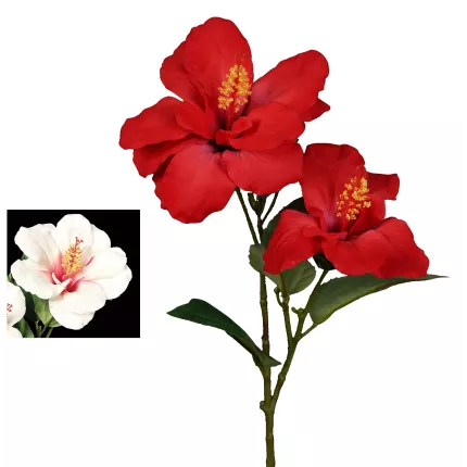 HIBISCUS artificiel 65 cm