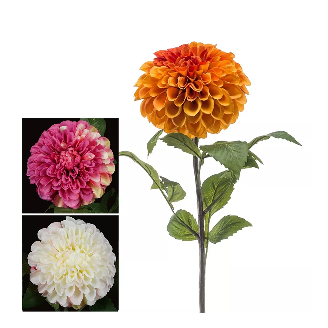 DAHLIA artificiel 74 cm