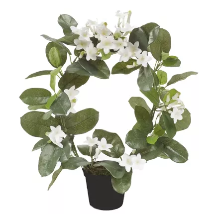 STEPHANOTIS artificiel en pot 43 cm