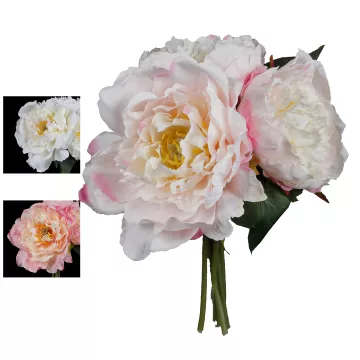 bouquet de PIVOINE artificielles 25 cm