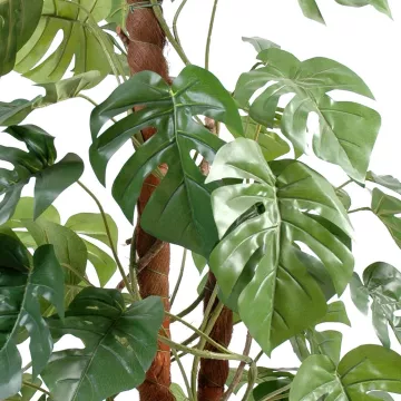 feuilles PHILODENDRON artificiel tuteur coco 100 cm