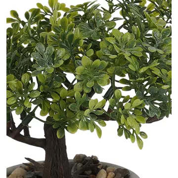 feuilles BONSAI artificiel en pot 17 cm