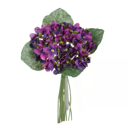 BOUQUET artificiel VIOLETTE 29 cm avec ses tiges