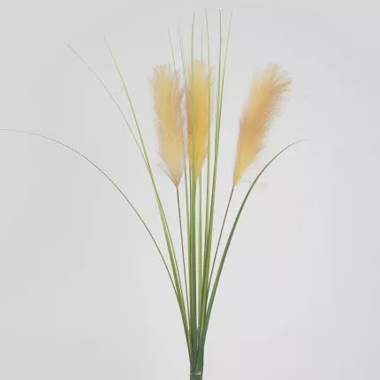 Graminée esprit herbe DE PAMPA artificielle 98 cm vendu par 3